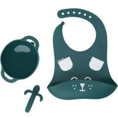 Set Pappa 6-12 Mesi 3 Pezzi First'Isy Cane Blu