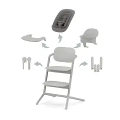 Seggiolone Lemo Set 4in1 Suede Grey Cybex