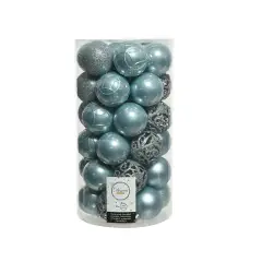Box 37 Sfere Diametro 6cm. Misty Blue