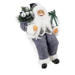 Babbo Elton Seduto Grigio