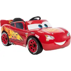 Auto Elettrica per Bambini Disney Saetta McQueen 6V Cavalcabile