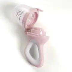 Mizu Baby Nutrition Feeder in Silicone Rosa con 3 Tettarelle Kaori