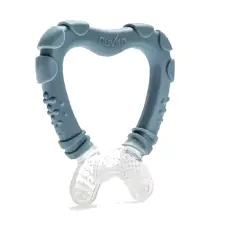 Nuvita Massaggia e Pulisci Gengive per Bambini 4M+ Colore Powder Blu