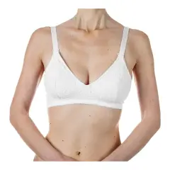 Reggiseno Allattamento Cotone Bianco Tg. 4C