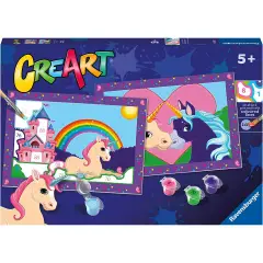 CreArt Serie Junior – Unicorni Kit Dipingere per Bambini
