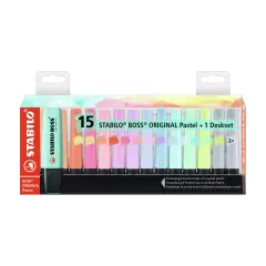 Stabilo Boss Original Pastel Desk 15 Colori
