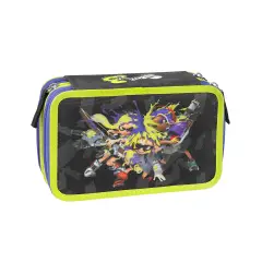 Astuccio Scuola 3 Zip Splatoon