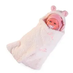 Bambola Babydoo Paroline con Sacco - Bambola Neonato Interattiva 50 cm