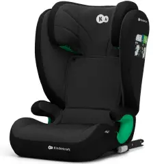 SEGGIOLINO AUTOT JUNIOR FIX 2 I-SIZE 100-150 CM GRAPHITE BLACK KINDERKRAFT