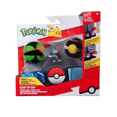 Bandai Pokémon – Cintura Clip 'N' Go Carapuce Con 2 Poké Ball E Statuetta 5 Cm – Giocattolo Per Bambini 4+ Anni