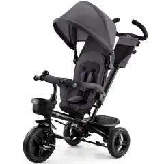 Kinderkraft Aveo Triciclo Malachite Grey – Cresce con il Tuo Bambino, da 9 Mesi a 5 Anni