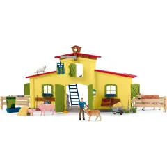 Schleich Grande Fienile con Animali e Accessori 42605