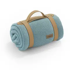 Coperta di Bambú  Plain Gg5 Azzurro