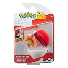 Pokemon Clip N Go: Charmander #4 & Poké Ball