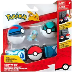 Set Cintura Pokemon Clip N Go con Poké Ball, Repeat Ball & Pikachu