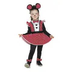 Costume Pretty Mouse Easy Baby 2/3 Anni