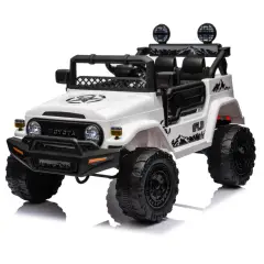 Auto Elettrica per Bambini Toyota Cruiser Bianca