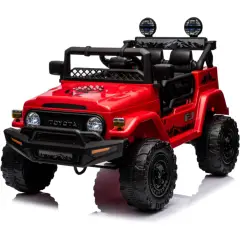 Auto Elettrica per Bambini Toyota Cruiser Rosso