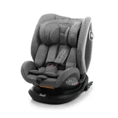 Seggiolino Auto Vesso Dobby Grey I-size Con Base Girevole 360° 40-150cm
