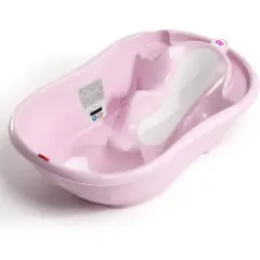 OKBABY Onda Evolution Vaschetta Bagnetto Neonato Rosa e Bianca