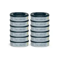 Ricarica 12 Pezzi per Bidoncino Getta Pannolini Missk