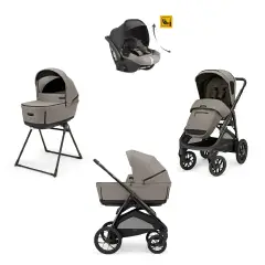 Trio Aptica Xt 2025 Con Seggiolino Auto Darwin Reclinabile Tundra Beige