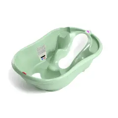 OKBABY Onda Evolution Vaschetta Bagnetto Neonato Verde e Bianco