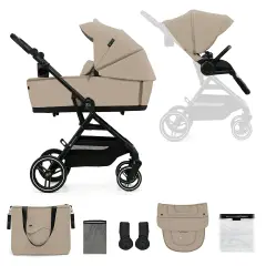 Passeggino 2 In1 Yoxi Sand Beige Kinderkraft