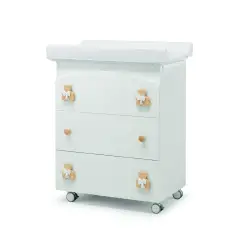 Bagnetto Fasciatoio Dudù Bianco Naturale – Erbesi