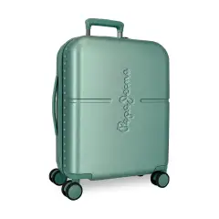 Pepe Jeans Highlight Trolley Abs 55cm 4 Ruote Turchese