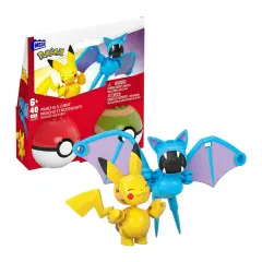 MEGA Pokémon - Set Poké Balls Con Pikachu E Zubat