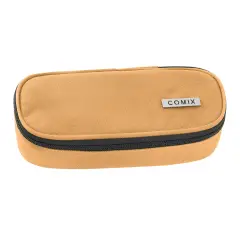 Comix Astuccio Portacolori Ovale Organizzato Senape