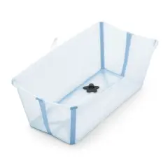 Stokke Flexi Bath Vaschetta Ocean Blue con Tappo Termosensibile