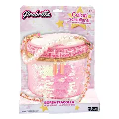 Girabrilla Bauletto, Borsetta con Paillettes e Tracolla