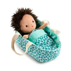 Bambolotto Morbido Carletto in Culla, da Coccolare e Abbracciare