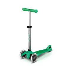 Monopattino Bambino Mini Micro Deluxe Glow LED Verde