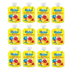 Pouch Yogurt Mela Banana Fragola 90 Gr Mio