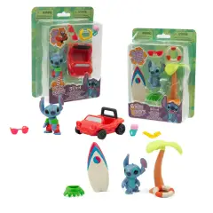 Playset Stitch Surf o Auto con Accessori