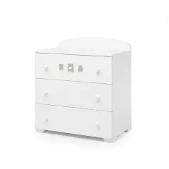 Comò Molly Bianco Tortora