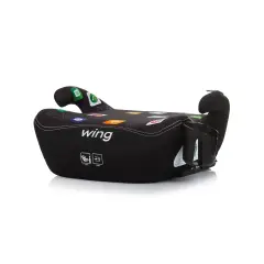 Rialzo Seggiolino Auto Wing Isofix Nero Display