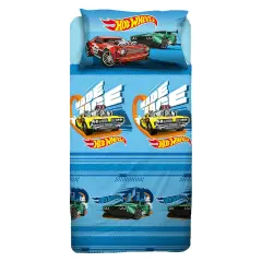 Completo Letto 1 Piazza Con Federa Piazzata Hot Wheels