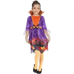 Costume Vampiressa Carina per Bambine - Taglia XS - 5/6 anni