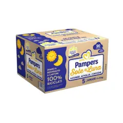 Pannolini Pampers Sole e Luna Esapack - Taglia 5 - 11-25 Kg - 90 Pezzi