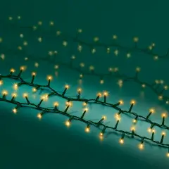 Luci di Natale Lumineo Compact - 2000 Led Luce Calda - Filo Verde da 45 metri