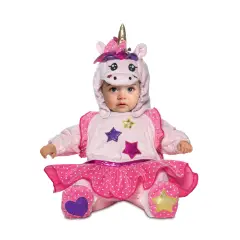Costume Tenero Unicorno Superbaby - Taglia 6/9 Mesi