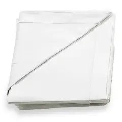 Italbaby Infinito Set Lenzuola Culla 3 Pezzi Tinta Unita Bianco – 100% Cotone