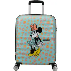 American Tourister Trolley Wavebreaker Disney Spin.55/20 Minnie Pastel Dots
