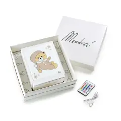 Lampada Mimì Beige Con Luci Ricaricabile Con Usb