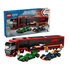 Lego City Formula 1 Autotrasportatore F1 con Monoposto Rb20 e Amr24 F1 60445
