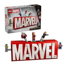 Lego Super Heroes Marvel - Logo e Minifigure Marvel 76313